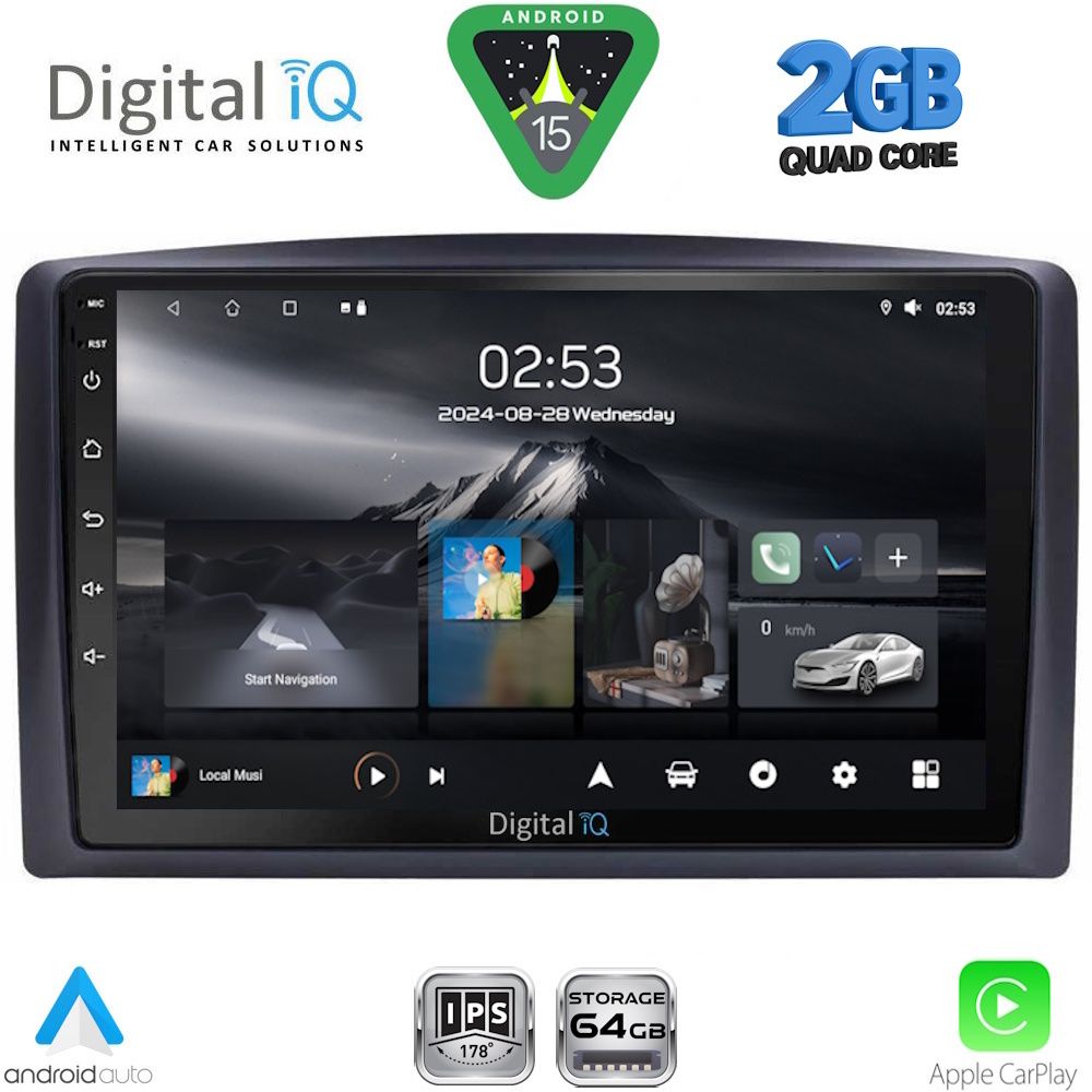 DIGITAL IQ RSD 1421_CPA (10inc) MULTIMEDIA TABLET for MERCEDES VITO – VIANO (W447) mod. 2015-2022