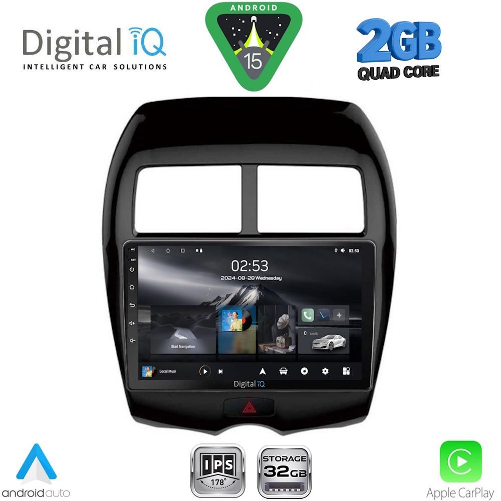 DIGITAL IQ RSD 1430_CPA (10inc) MULTIMEDIA TABLET for MITSUBISHI ASX mod. 2009-2019 - PEUGEOT 4008 mod. 2012-2018 DIGITAL IQ RSD 1430_CPA (10inc) MULTIMEDIA TABLET for MITSUBISHI ASX mod. 2009-2019 - PEUGEOT 4008 mod. 2012-2018