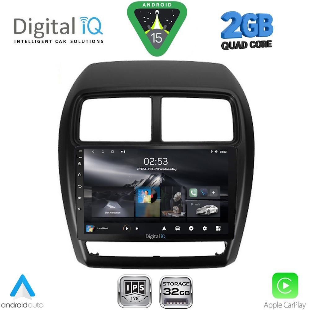 DIGITAL IQ RSD 1431_CPA (9inc) MULTIMEDIA TABLET for MITSUBISHI ASX mod. 2020-2023 DIGITAL IQ RSD 1431_CPA (9inc) MULTIMEDIA TABLET for MITSUBISHI ASX mod. 2020-2023