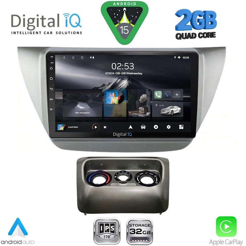DIGITAL IQ RSD 1433_CPA (9inc) MULTIMEDIA TABLET for MITSUBISHI LANCER mod. 2000-2007 DIGITAL IQ RSD 1433_CPA (9inc) MULTIMEDIA TABLET for MITSUBISHI LANCER mod. 2000-2007