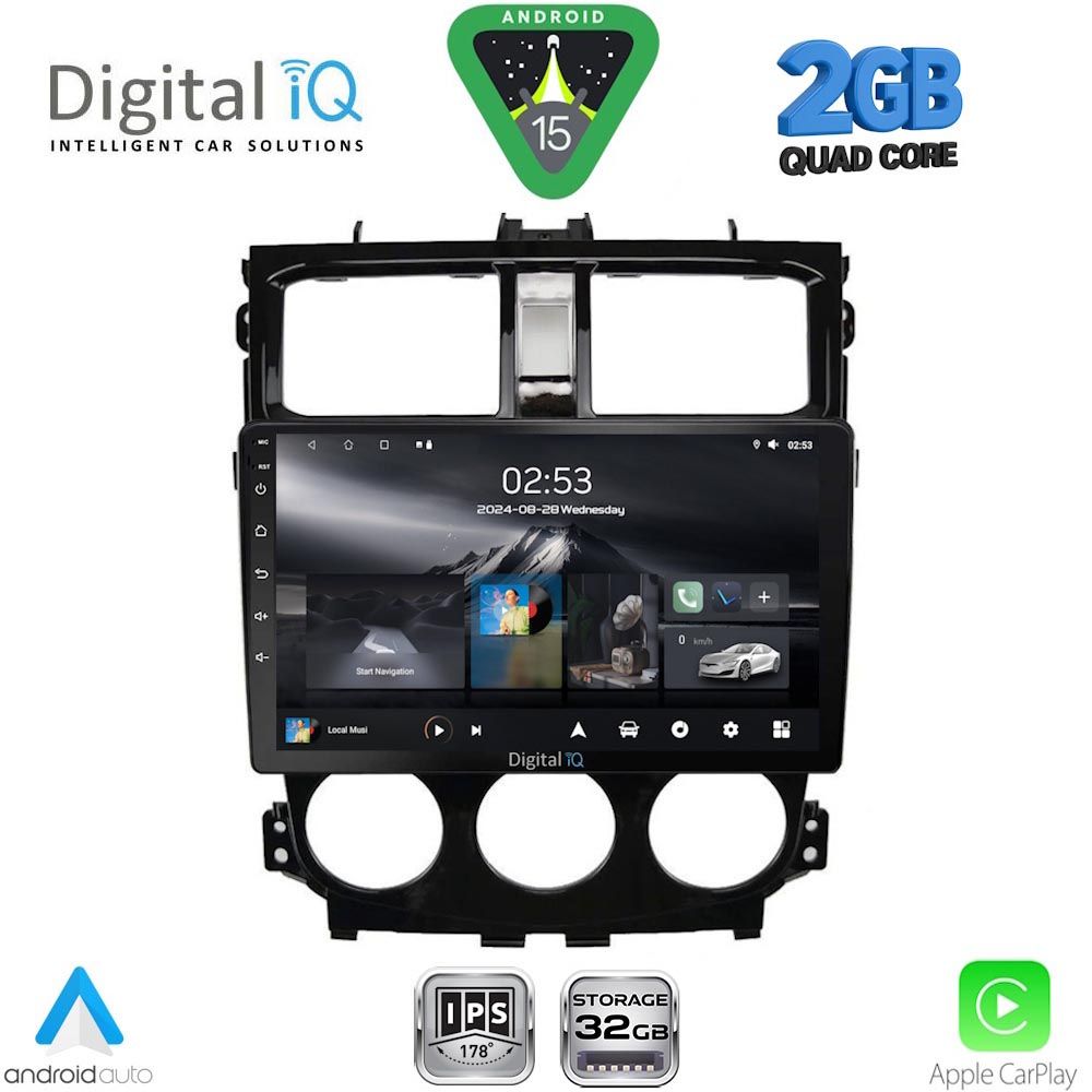 DIGITAL IQ RSD 1435_CPA (9inc) MULTIMEDIA TABLET for MITSUBISHI COLT mod. 2013-2023 DIGITAL IQ RSD 1435_CPA (9inc) MULTIMEDIA TABLET for MITSUBISHI COLT mod. 2013-2023