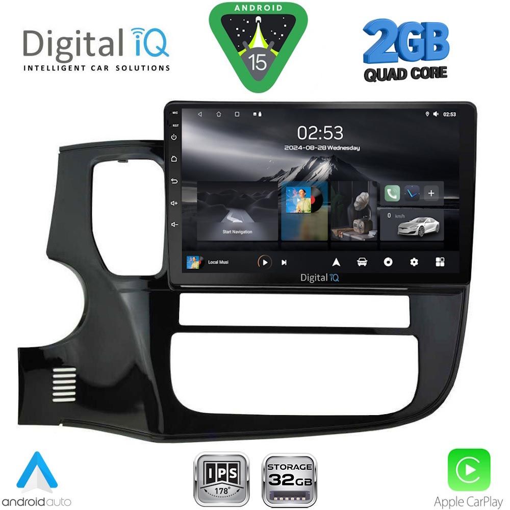 DIGITAL IQ RSD 1443_CPA (10inc) MULTIMEDIA TABLET for MITSUBISHI OUTLANDER mod. 2013-2020 DIGITAL IQ RSD 1443_CPA (10inc) MULTIMEDIA TABLET for MITSUBISHI OUTLANDER mod. 2013-2020