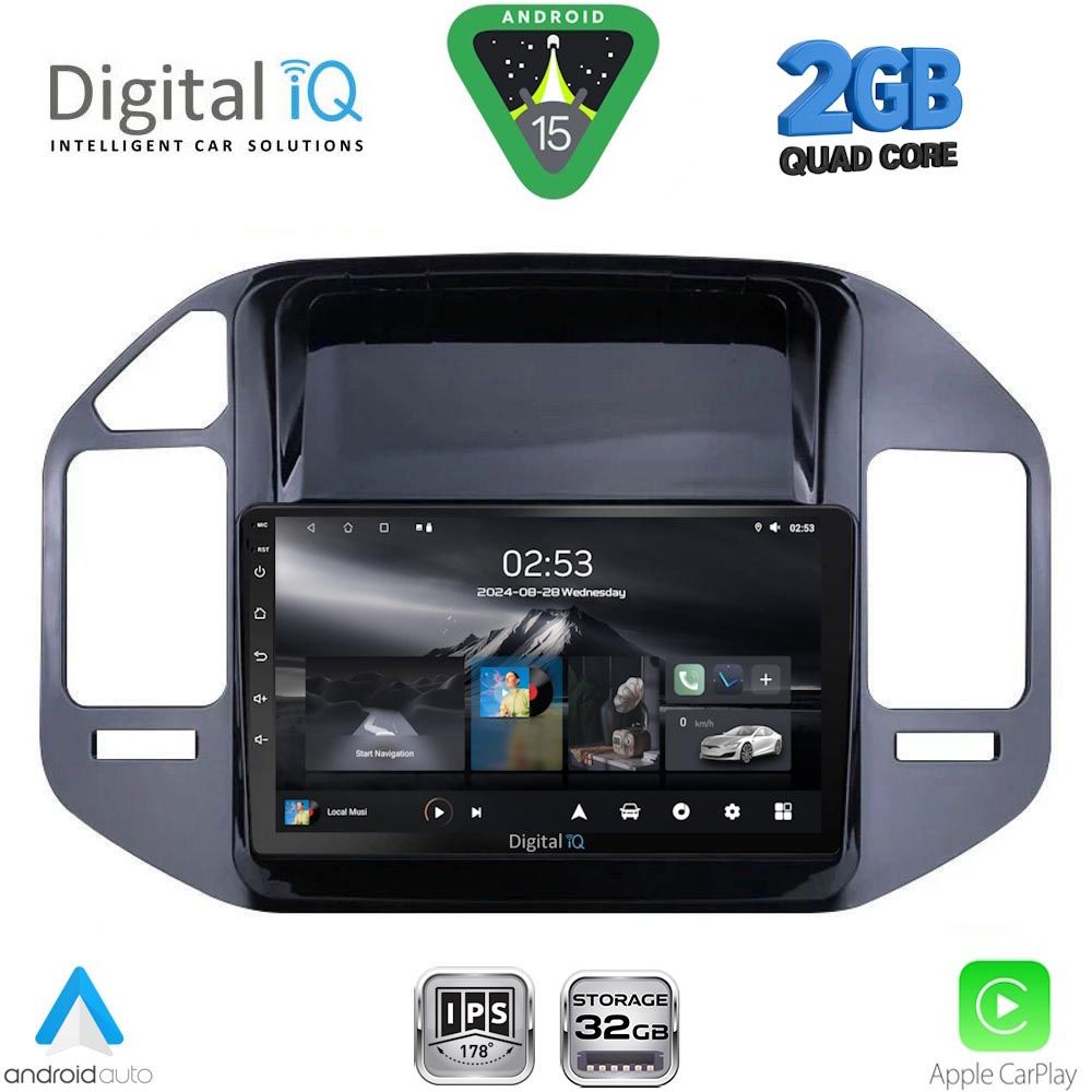 DIGITAL IQ RSD 1444_CPA (9inc) MULTIMEDIA TABLET for MITSUBISHI PAJERO mod. 1999-2006 DIGITAL IQ RSD 1444_CPA (9inc) MULTIMEDIA TABLET for MITSUBISHI PAJERO mod. 1999-2006