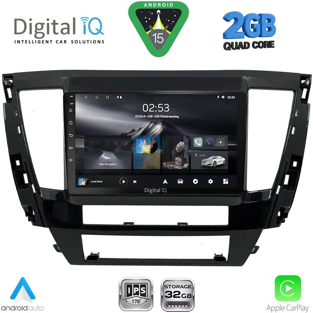 DIGITAL IQ RSD 1447S_CPA (9inc) MULTIMEDIA TABLET for MITSUBISHI PAJERO SPORT mod. 2020-2026 DIGITAL IQ RSD 1447S_CPA (9inc) MULTIMEDIA TABLET for MITSUBISHI PAJERO SPORT mod. 2020-2026