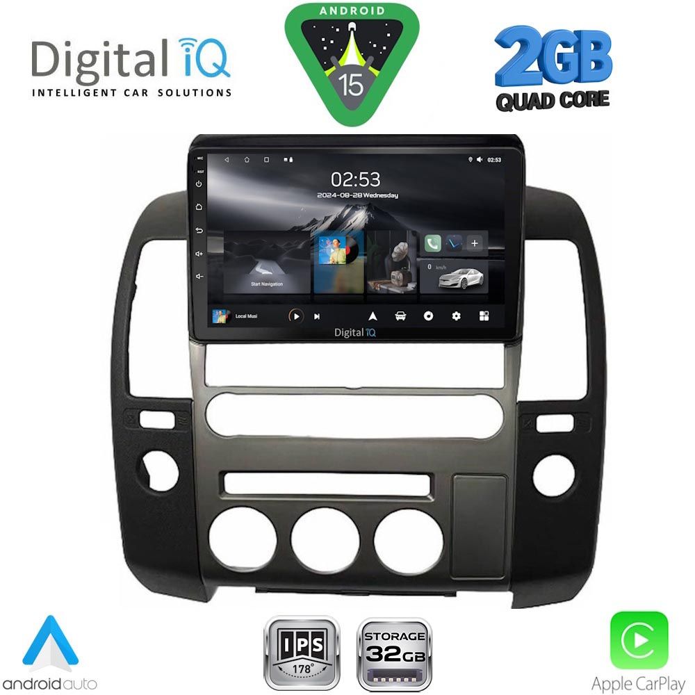 DIGITAL IQ RSD 1454_CPA (ORIG.NAVI) (9inc) MULTIMEDIA TABLET for NISSAN NAVARA D40 mod. 2006-2016 με Original Navi DIGITAL IQ RSD 1454_CPA (ORIG.NAVI) (9inc) MULTIMEDIA TABLET for NISSAN NAVARA D40 mod. 2006-2016 με Original Navi
