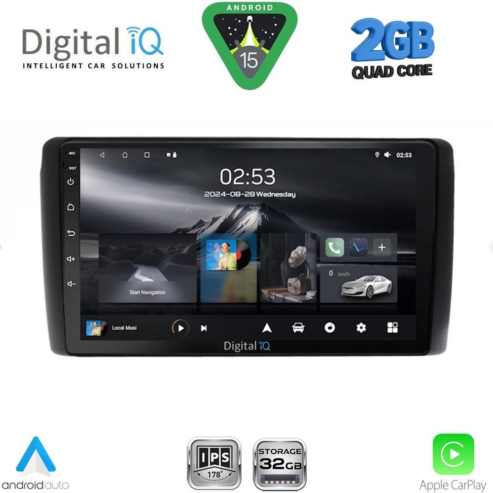 DIGITAL IQ RSD 1472_CPA (9inc) MULTIMEDIA TABLET for NISSAN LEAF mod. 2009-2017 DIGITAL IQ RSD 1472_CPA (9inc) MULTIMEDIA TABLET for NISSAN LEAF mod. 2009-2017