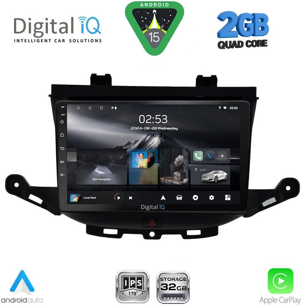 DIGITAL IQ RSD 1483_CPA (9inc) MULTIMEDIA TABLET for OPEL ASTRA K mod. 2015-2022 DIGITAL IQ RSD 1483_CPA (9inc) MULTIMEDIA TABLET for OPEL ASTRA K mod. 2015-2022
