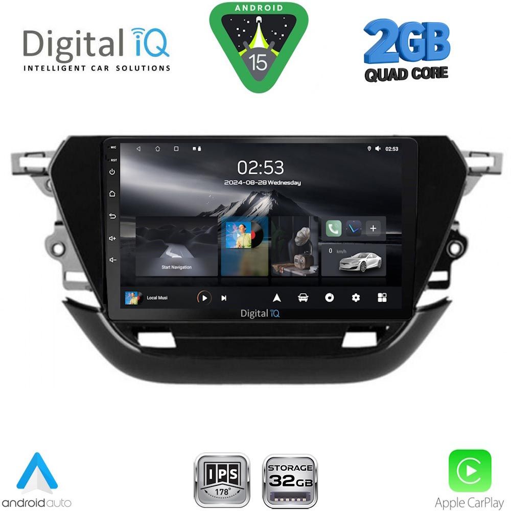 DIGITAL IQ RSD 1487_CPA (9inc) MULTIMEDIA TABLET for OPEL CORSA F mod. 2019-2024 DIGITAL IQ RSD 1487_CPA (9inc) MULTIMEDIA TABLET for OPEL CORSA F mod. 2019-2024