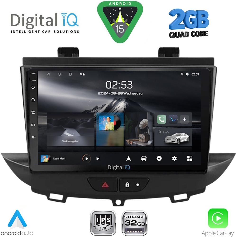 DIGITAL IQ RSD 1490_CPA (9inc) MULTIMEDIA TABLET for OPEL CROSSLAND - GRANDLAND mod. 2017-2025 DIGITAL IQ RSD 1490_CPA (9inc) MULTIMEDIA TABLET for OPEL CROSSLAND - GRANDLAND mod. 2017-2025