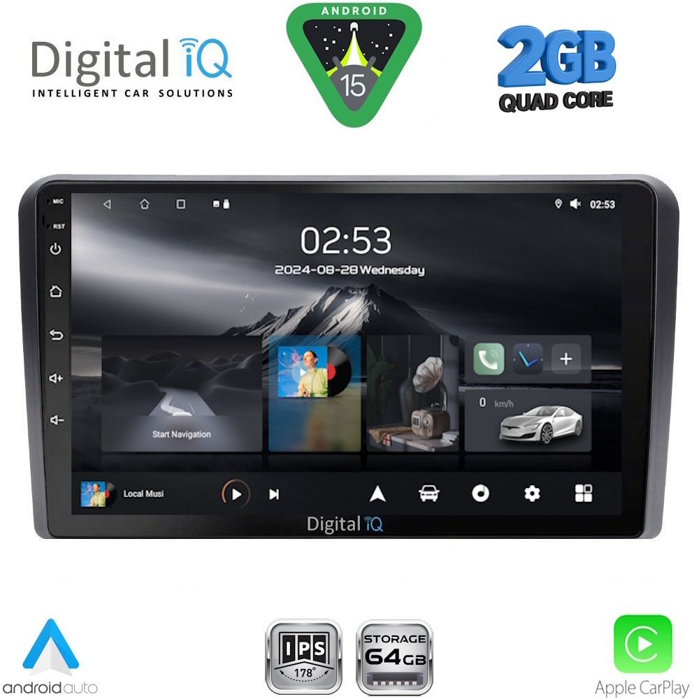 DIGITAL IQ RSD 1510_CPA (9inc) MULTIMEDIA TABLET for CITROEN - PEUGEOT - TOYOTA