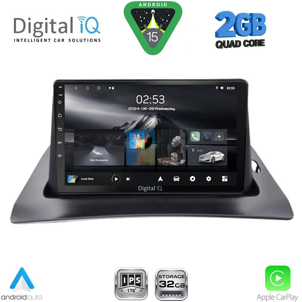 DIGITAL IQ RSD 1550_CPA (9inc) MULTIMEDIA TABLET for RENAULT KANGOO mod. 2010-2021 DIGITAL IQ RSD 1550_CPA (9inc) MULTIMEDIA TABLET for RENAULT KANGOO mod. 2010-2021