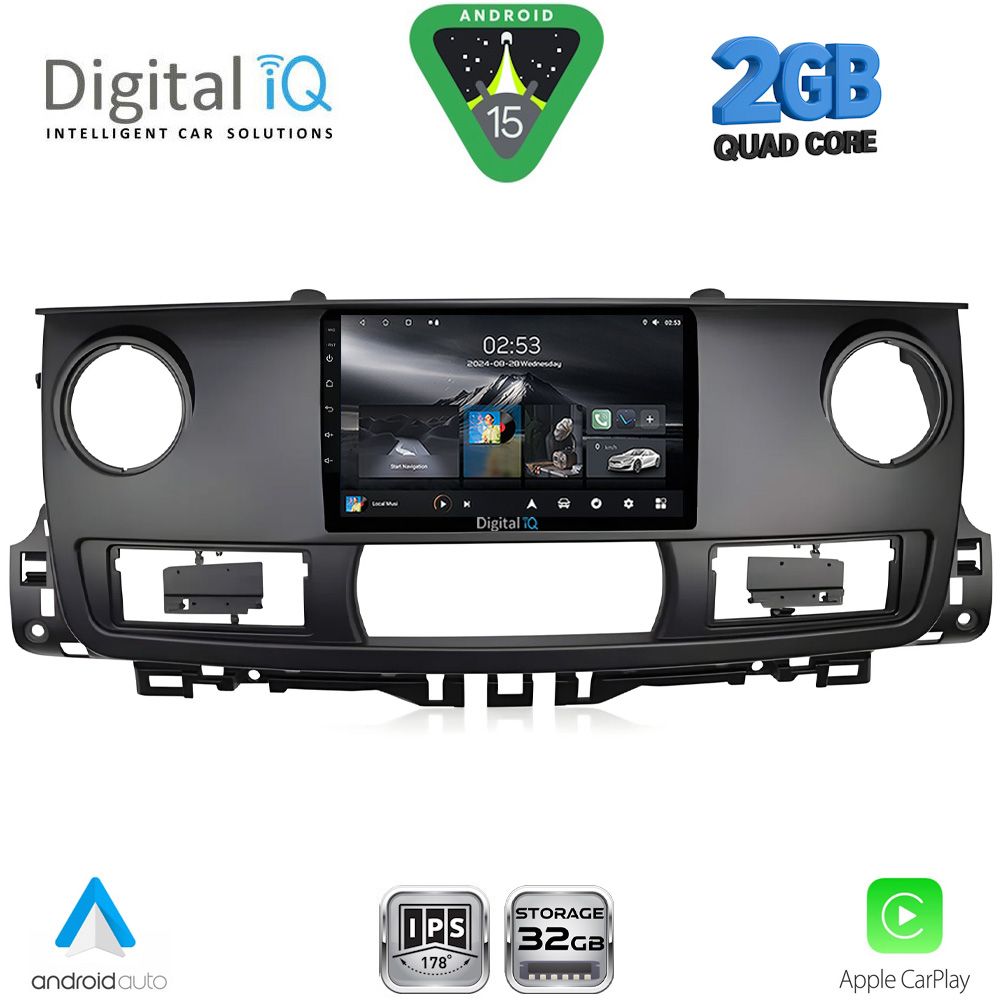 DIGITAL IQ RSD 1554_CPA (9inc) MULTIMEDIA TABLET for RENAULT MASTER mod. 2003-2010 DIGITAL IQ RSD 1554_CPA (9inc) MULTIMEDIA TABLET for RENAULT MASTER mod. 2003-2010