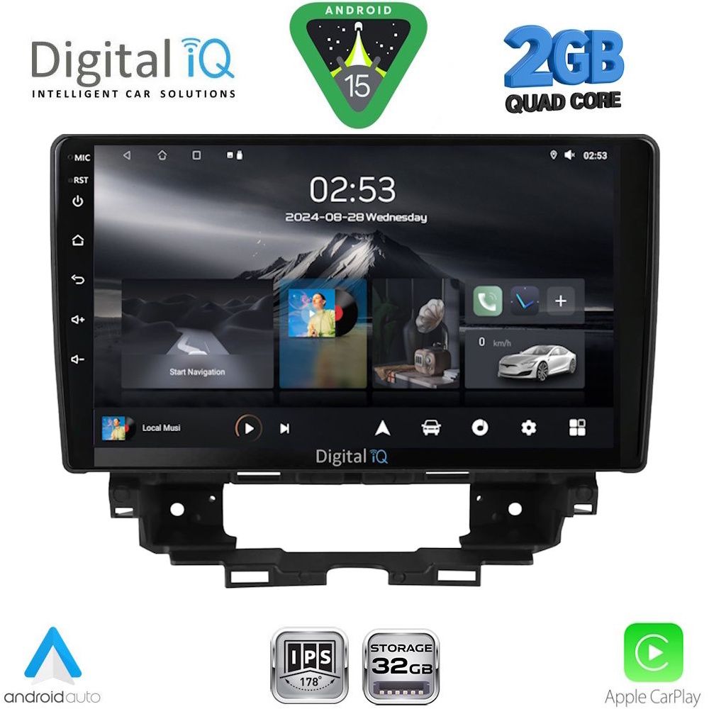 DIGITAL IQ RSD 1557_CPA (10inc) MULTIMEDIA TABLET for RENAULT KANGOO mod. 2021+