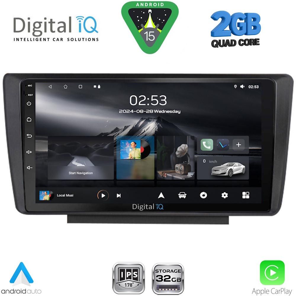 DIGITAL IQ RSD 1594_CPA (9inc) MULTIMEDIA TABLET for SKODA OCTAVIA 5 mod. 2005-2012 DIGITAL IQ RSD 1594_CPA (9inc) MULTIMEDIA TABLET for SKODA OCTAVIA 5 mod. 2005-2012