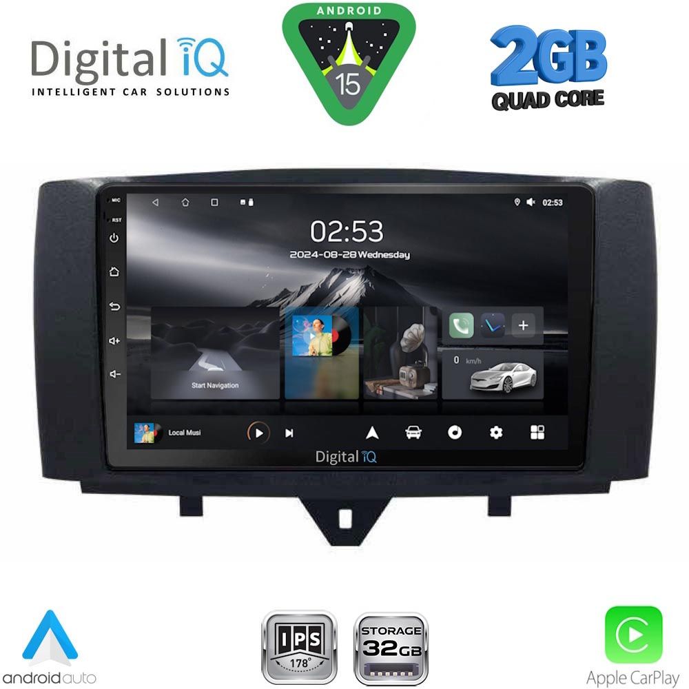 DIGITAL IQ RSD 1622_CPA (9inc) MULTIMEDIA TABLET for SMART (451) mod. 2010-2015 DIGITAL IQ RSD 1622_CPA (9inc) MULTIMEDIA TABLET for SMART (451) mod. 2010-2015