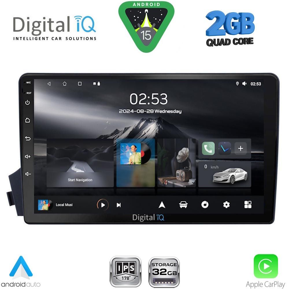 DIGITAL IQ RSD 1650_CPA (9inc) MULTIMEDIA TABLET for SSANGYONG ACTYON - KYRON mod. 2006-2015 DIGITAL IQ RSD 1650_CPA (9inc) MULTIMEDIA TABLET for SSANGYONG ACTYON - KYRON mod. 2006-2015