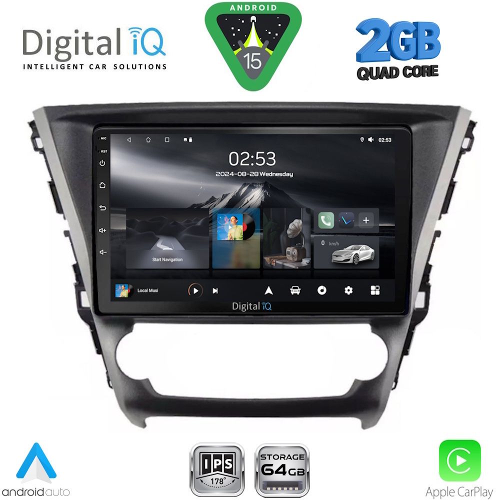 DIGITAL IQ RSD 1706_CPA (10inc) MULTIMEDIA TABLET for TOYOTA AVENSIS mod. 2016-2020