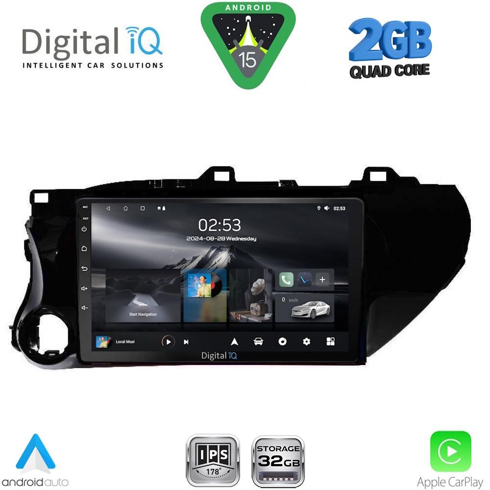 DIGITAL IQ RSD 1721_CPA (10inc) MULTIMEDIA TABLET for TOYOTA HILUX mod. 2017-2026 DIGITAL IQ RSD 1721_CPA (10inc) MULTIMEDIA TABLET for TOYOTA HILUX mod. 2017-2026