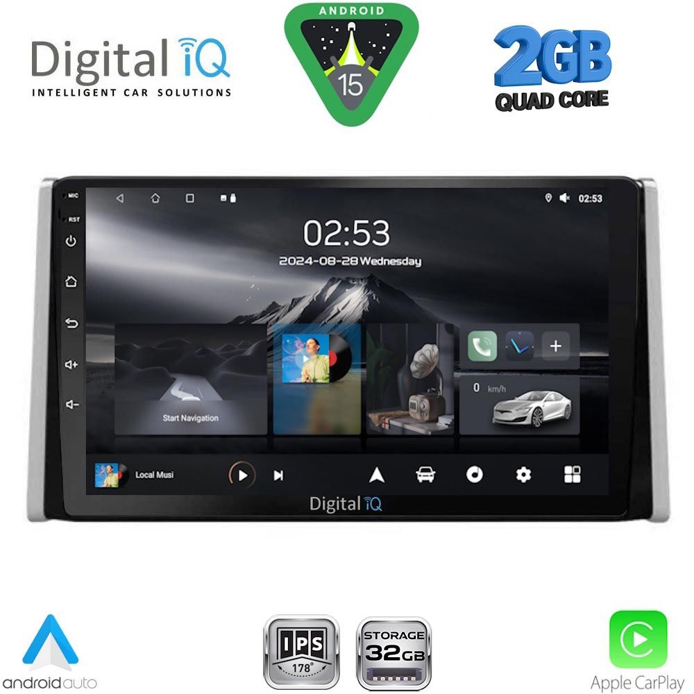 DIGITAL IQ RSD 1734_CPA (10inc) MULTIMEDIA TABLET for TOYOTA RAV 4 mod. 2019-2026 DIGITAL IQ RSD 1734_CPA (10inc) MULTIMEDIA TABLET for TOYOTA RAV 4 mod. 2019-2026