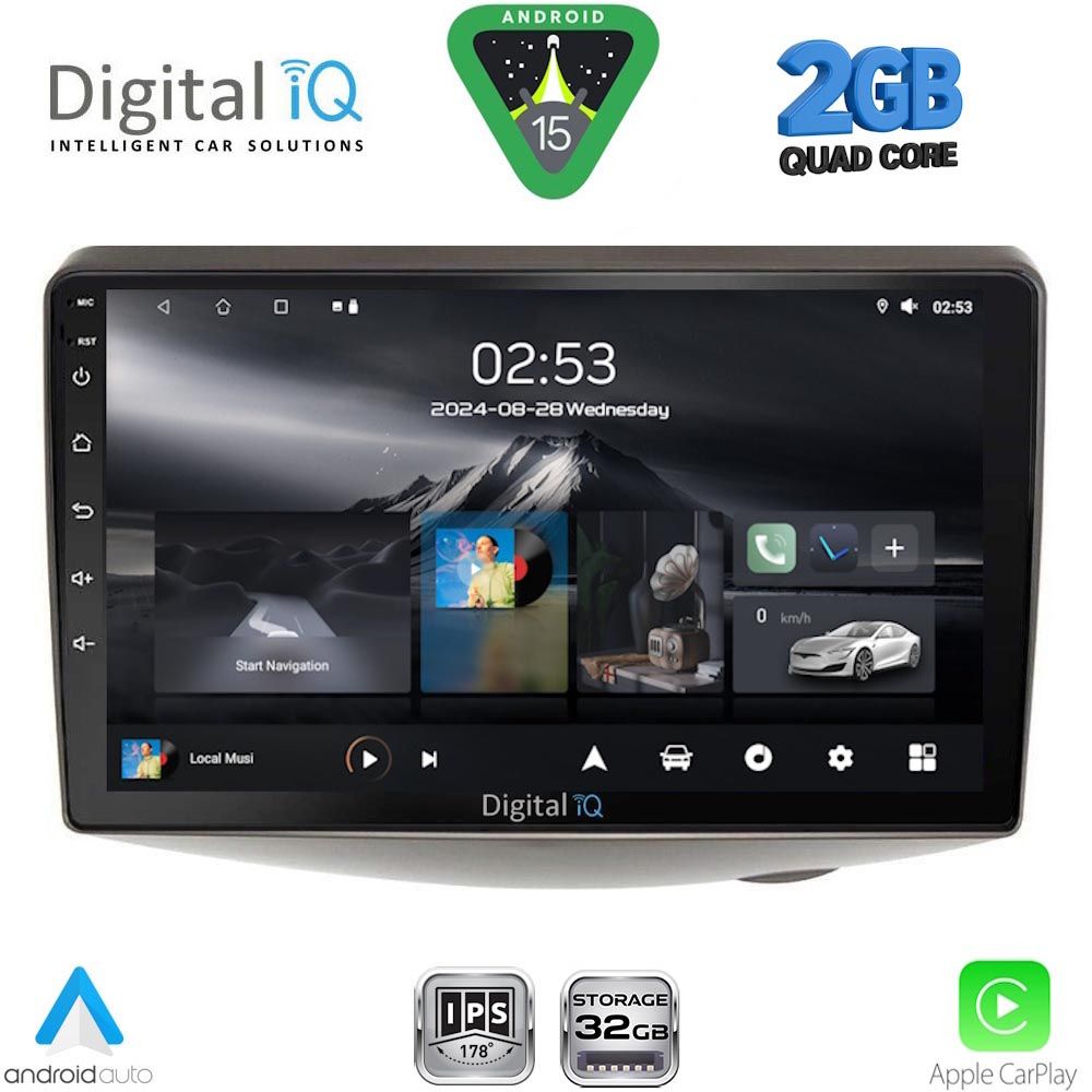 DIGITAL IQ RSD 1735_CPA (9inc) MULTIMEDIA TABLET for TOYOTA YARIS mod. 1999-2006 DIGITAL IQ RSD 1735_CPA (9inc) MULTIMEDIA TABLET for TOYOTA YARIS mod. 1999-2006