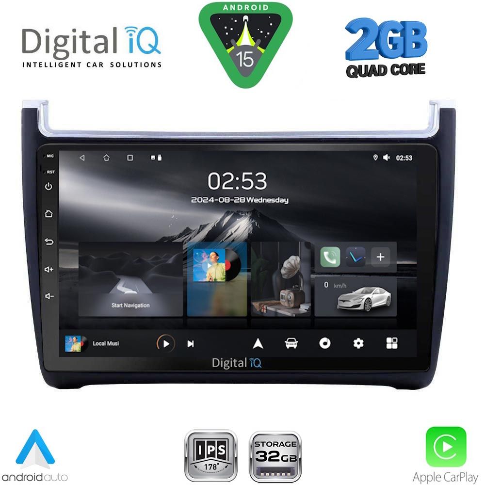 DIGITAL IQ RSD 1757_CPA (9inc) MULTIMEDIA TABLET for VW POLO mod. 2014-2017 DIGITAL IQ RSD 1757_CPA (9inc) MULTIMEDIA TABLET for VW POLO mod. 2014-2017