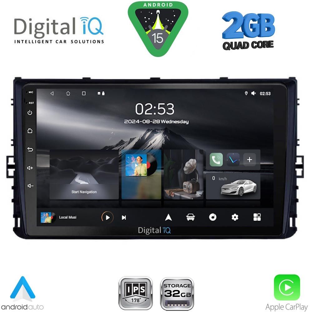 DIGITAL IQ RSD 1758_CPA (9inc) MULTIMEDIA TABLET for VW POLO – TROC – TCROSS - TAIGO mod. 2017-2026 DIGITAL IQ RSD 1758_CPA (9inc) MULTIMEDIA TABLET for VW POLO – TROC – TCROSS - TAIGO mod. 2017-2026