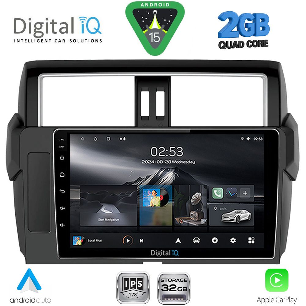DIGITAL IQ RSD 1777_CPA (10inc) MULTIMEDIA TABLET for TOYOTA PRADO mod. 2014-2017 DIGITAL IQ RSD 1777_CPA (10inc) MULTIMEDIA TABLET for TOYOTA PRADO mod. 2014-2017