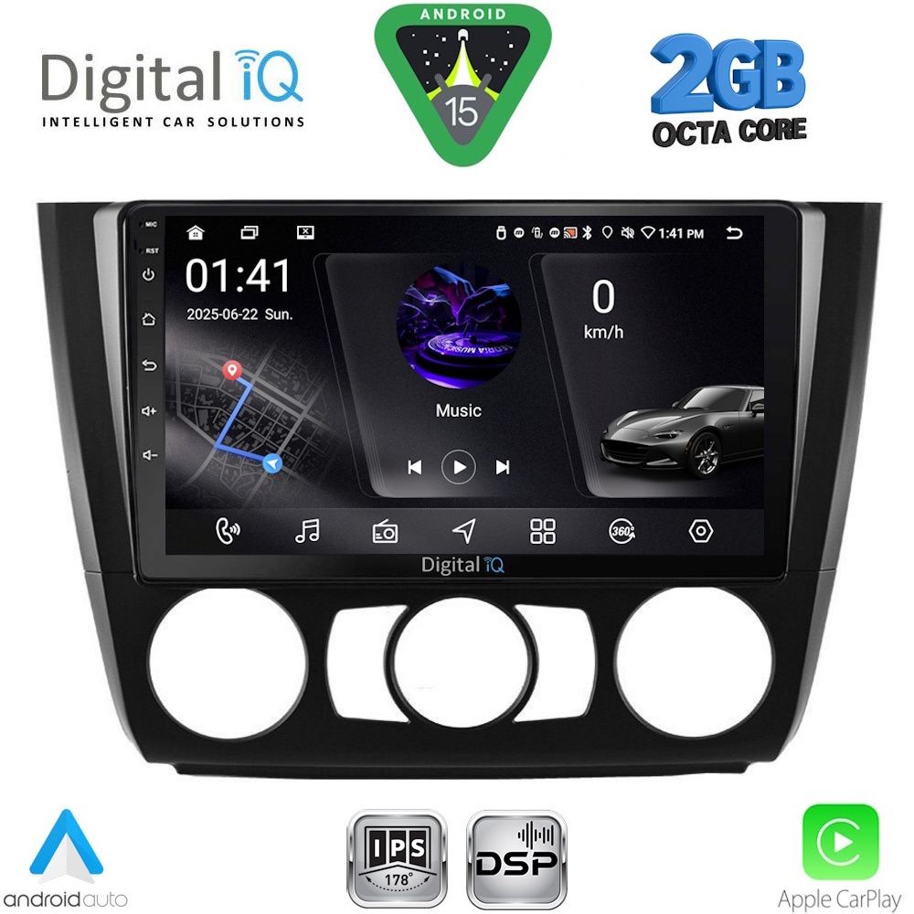 DIGITAL IQ RSF 4040_CPA A/C (9inc) MULTIMEDIA TABLET for BMW S.1 E81-82-87-88 mod. 2004-2013