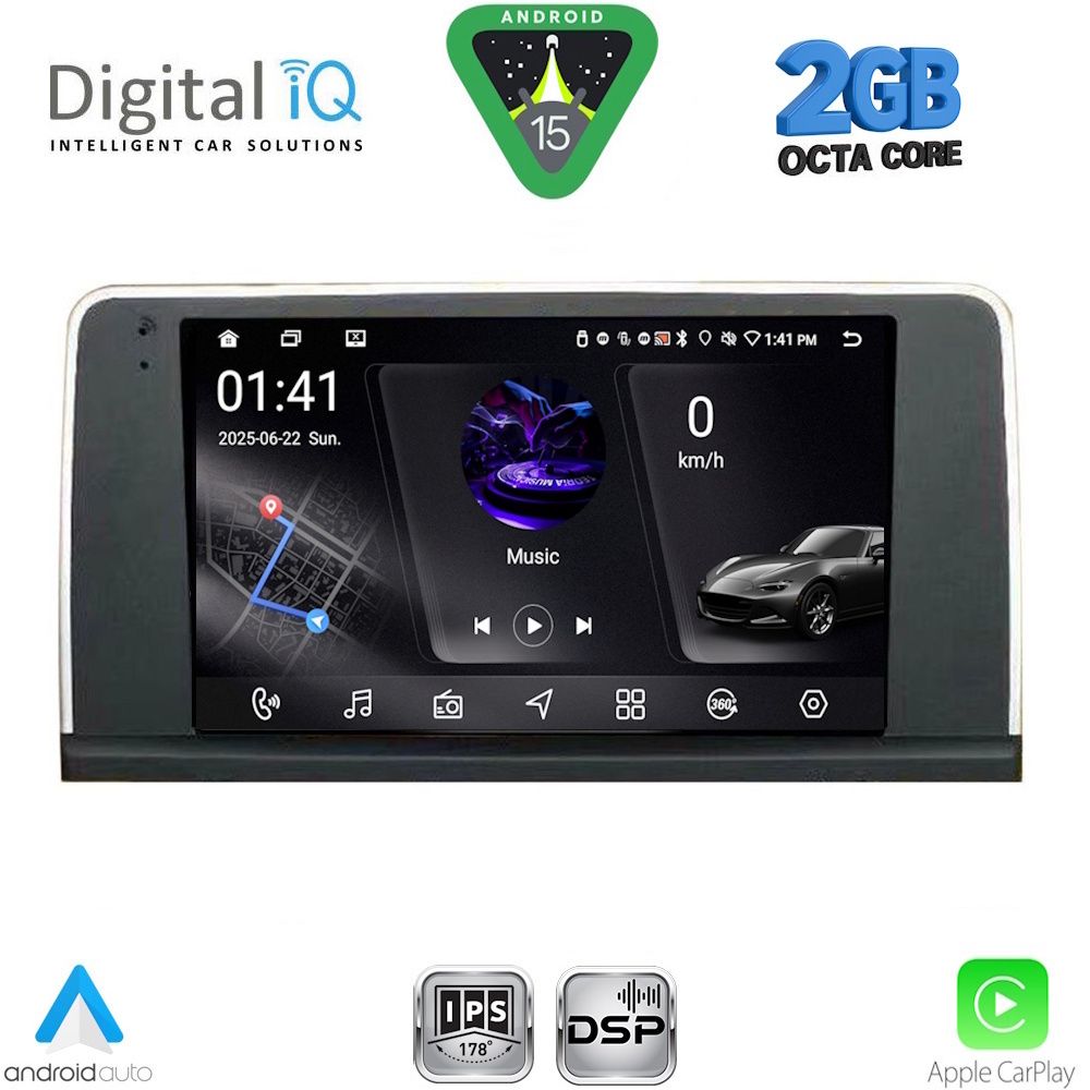 DIGITAL IQ RSF 4061_CPA (9inc) (CIC) MULTIMEDIA TABLET for BMW X5 (E70) – X6 (E71) mod. 2009-2013