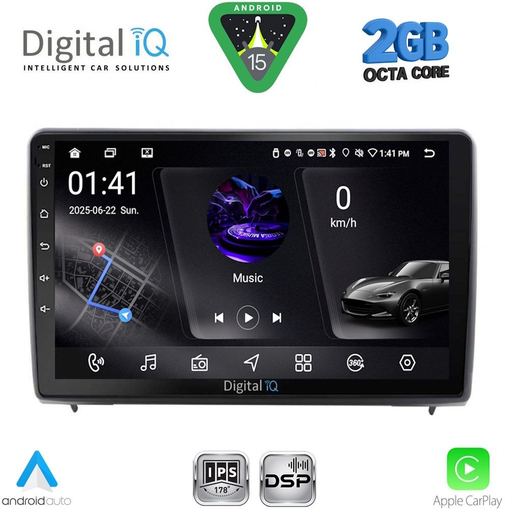 DIGITAL IQ RSF 4151_CPA (10inc) MULTIMEDIA TABLET for FORD ECOSPORT mod. 2018-2023