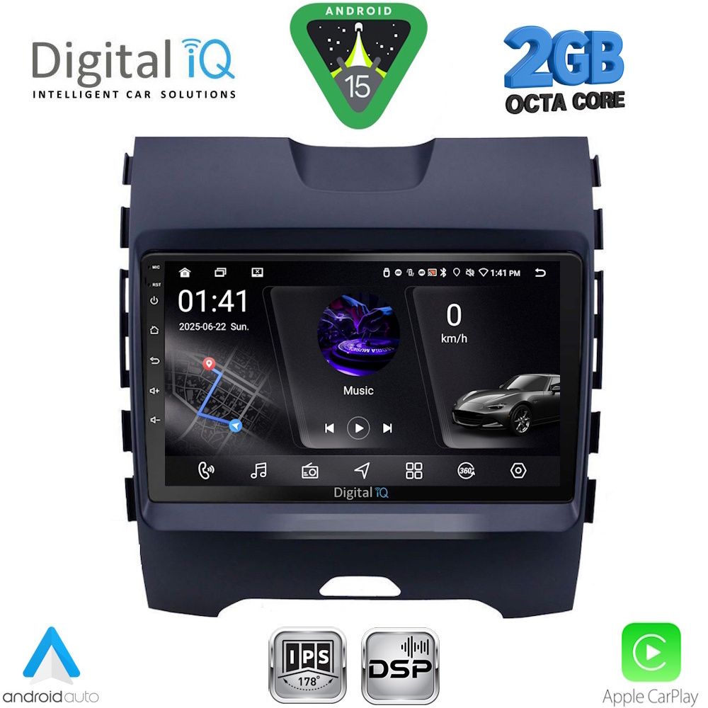 DIGITAL IQ RSF 4152_CPA (9inc) MULTIMEDIA TABLET for FORD EDGE mod. 2015-2023