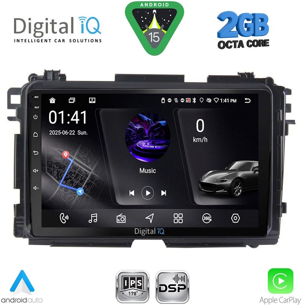 DIGITAL IQ RSF 4201_CPA (9inc) MULTIMEDIA TABLET for HONDA HRV mod. 2015-2021