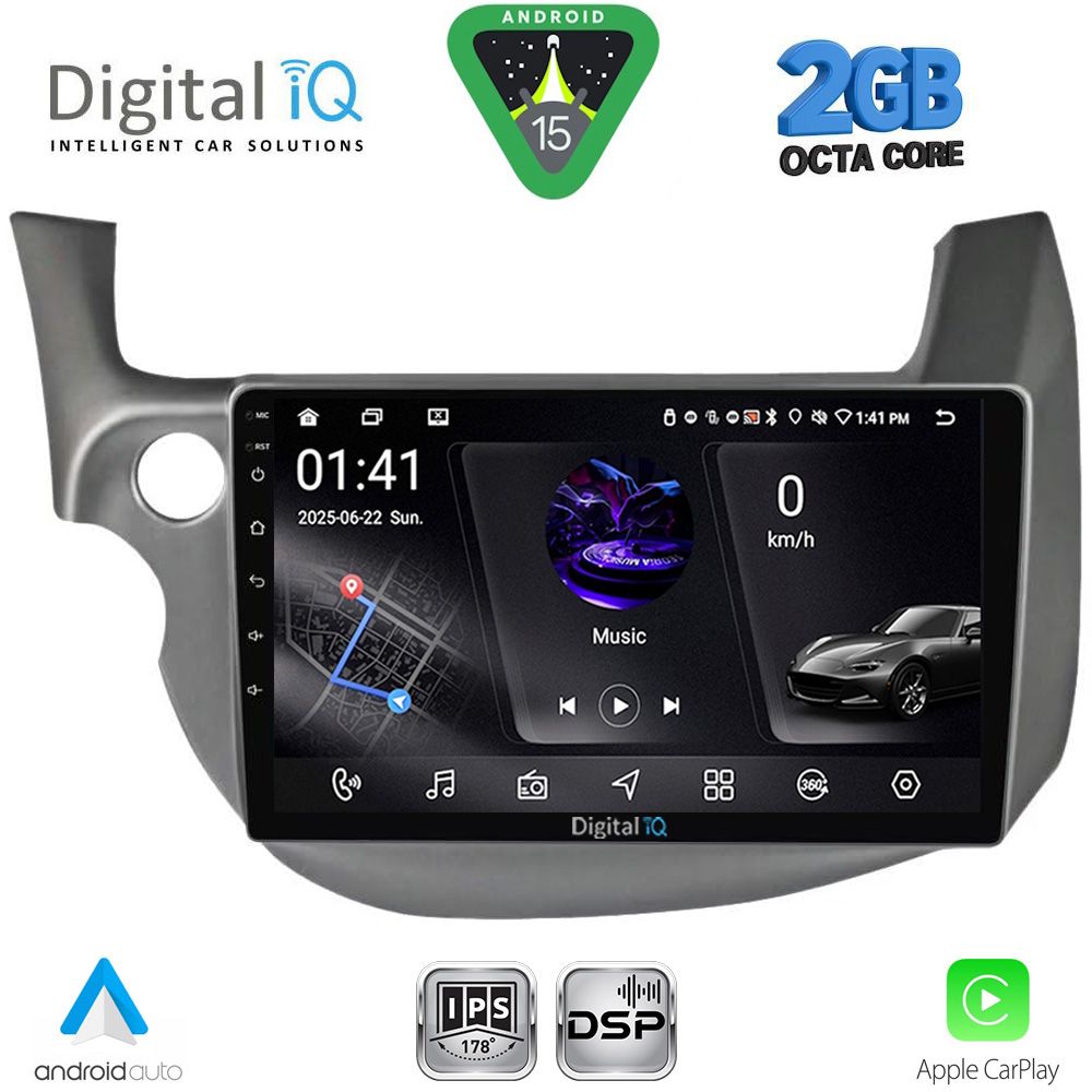 DIGITAL IQ RSF 4211_CPA (10inc) MULTIMEDIA TABLET for HONDA JAZZ mod. 2008-2012