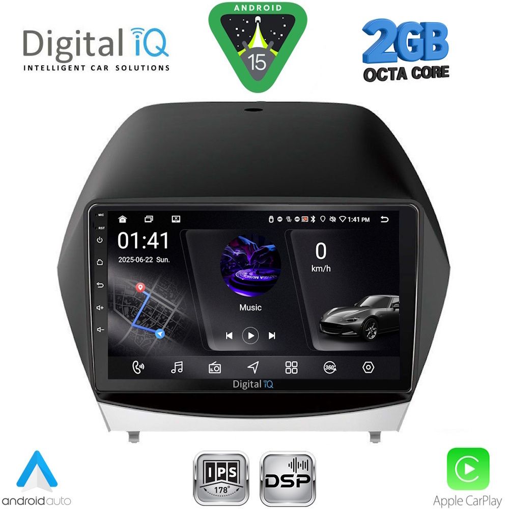 DIGITAL IQ RSF 4235_CPA (10inc) MULTIMEDIA TABLET for HYUNDAI iX35  mod. 2010-2015