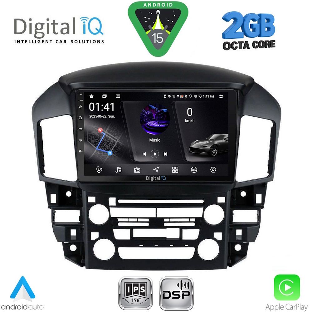 DIGITAL IQ RSF 4344_CPA (9inc) MULTIMEDIA TABLET for LEXUS RX 300 mod. 1998-2003