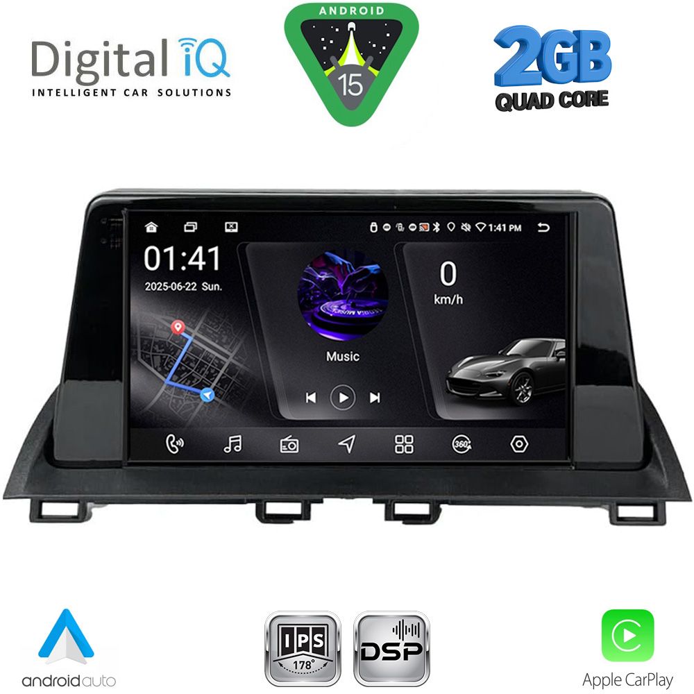 DIGITAL IQ RSF 4367_CPA (9inc) MULTIMEDIA TABLET for MAZDA 3 mod. 2014-2019