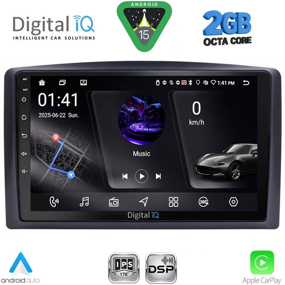 DIGITAL IQ RSF 4421_CPA (10inc) MULTIMEDIA TABLET for MERCEDES VITO – VIANO (W447) mod. 2015-2022