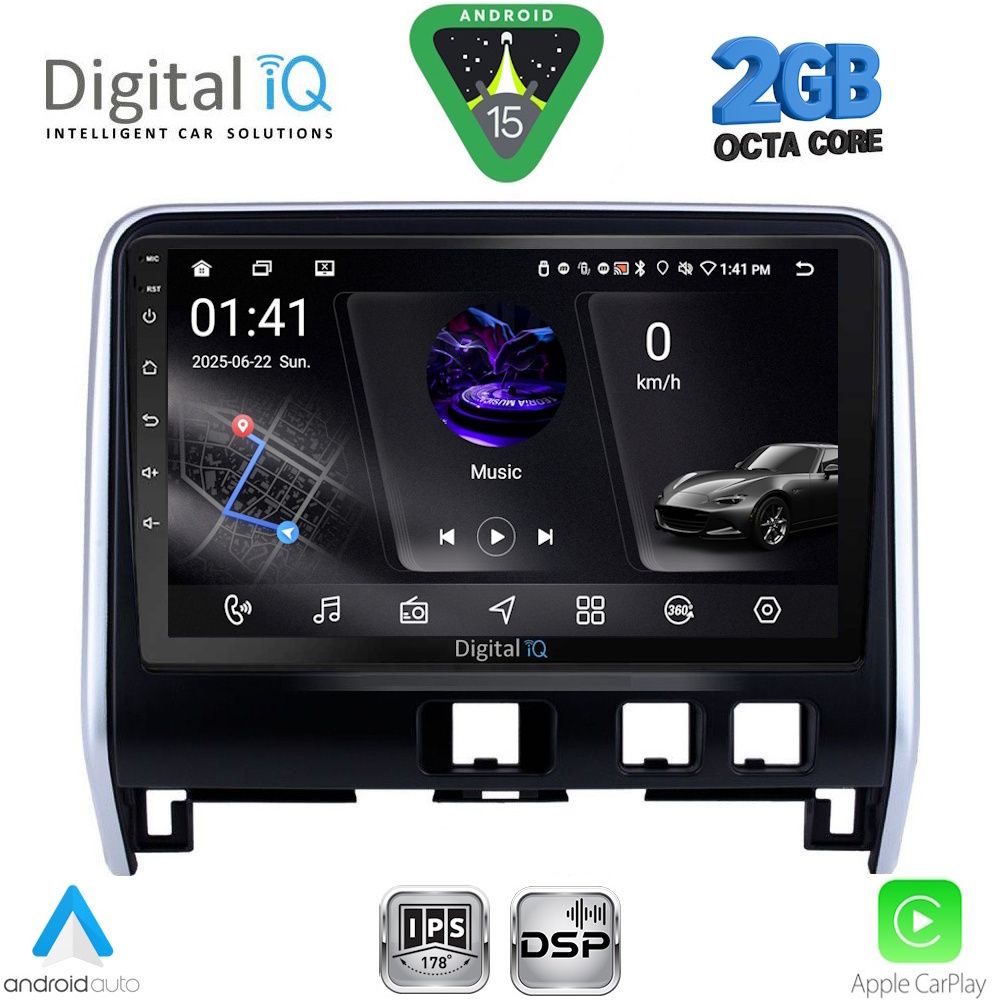 DIGITAL IQ RSF 4471_CPA (10inc) MULTIMEDIA TABLET for NISSAN SERENA mod. 2016-2022