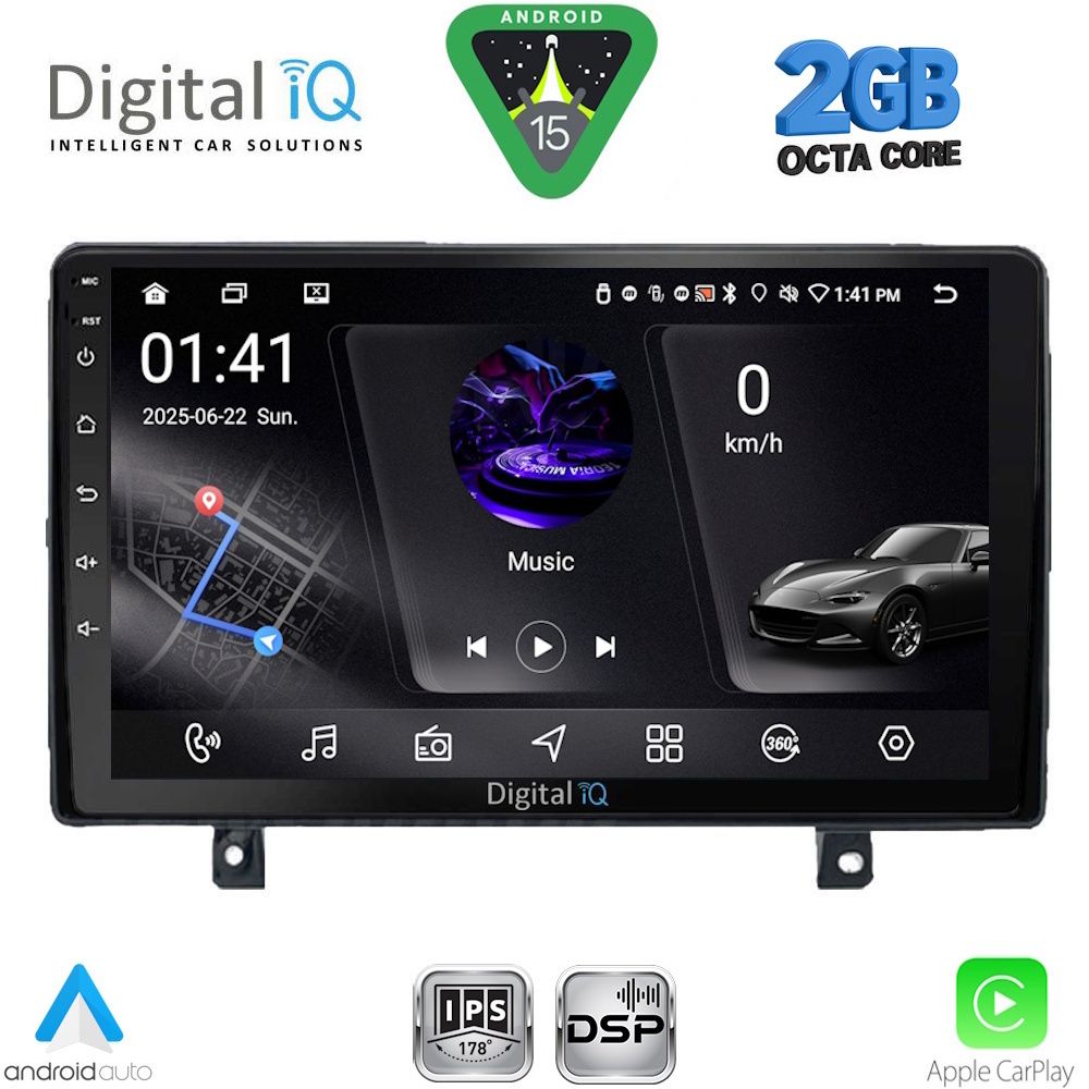 DIGITAL IQ RSF 4485_CPA (9inc) MULTIMEDIA TABLET for OPEL ASTRA H mod. 2004-2010