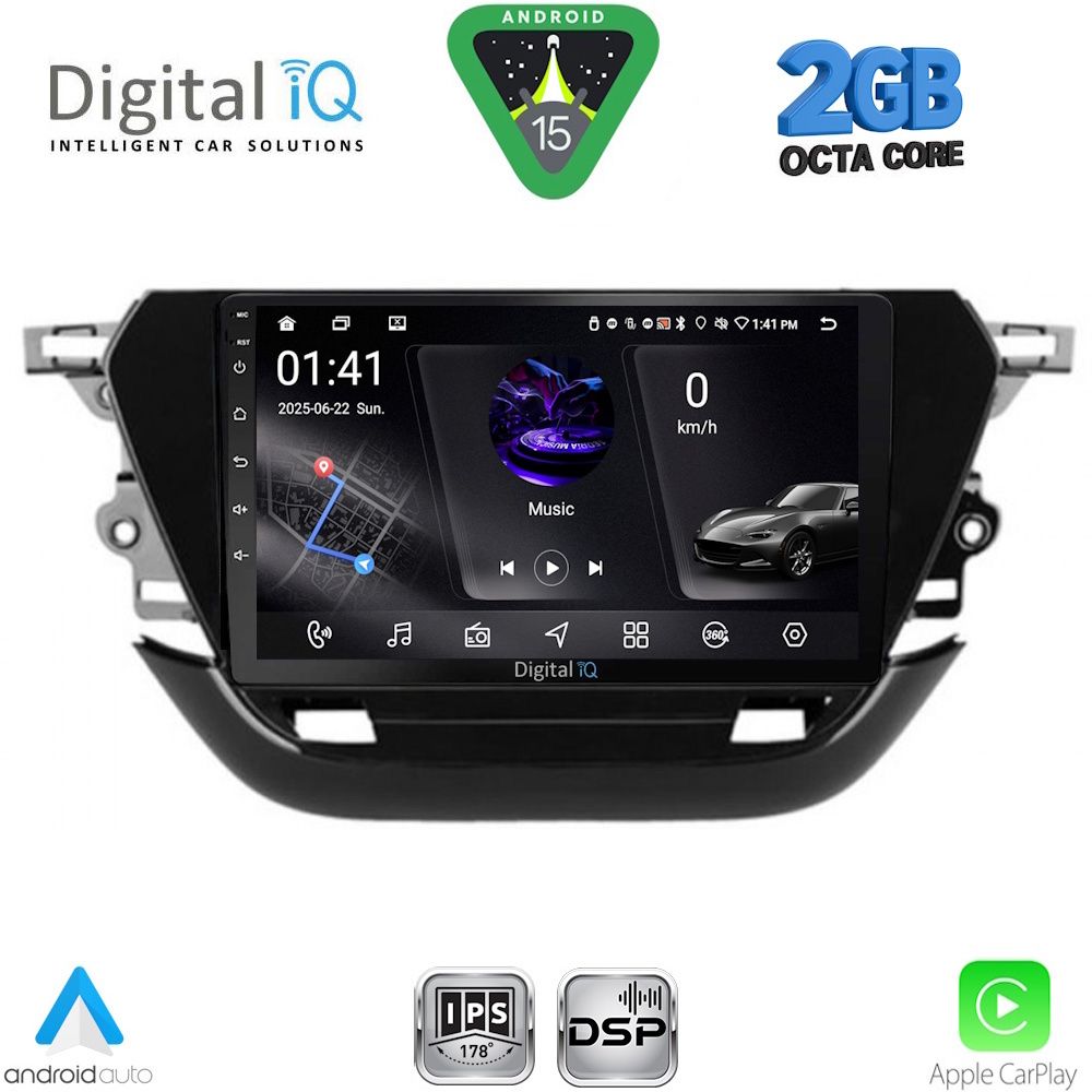 DIGITAL IQ RSF 4487_CPA (9inc) MULTIMEDIA TABLET for OPEL CORSA F mod. 2019-2024