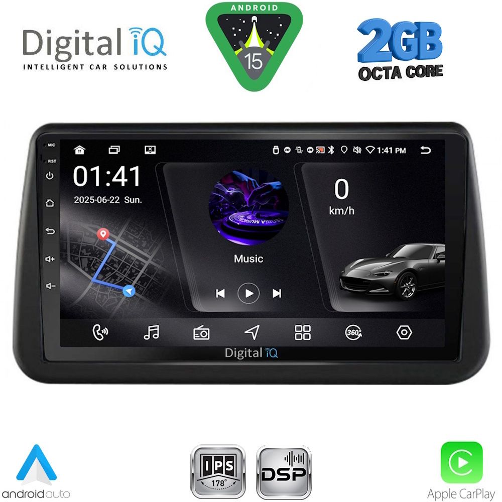 DIGITAL IQ RSF 4494_CPA (9inc) MULTIMEDIA TABLET for OPEL MERIVA mod. 2010-2017