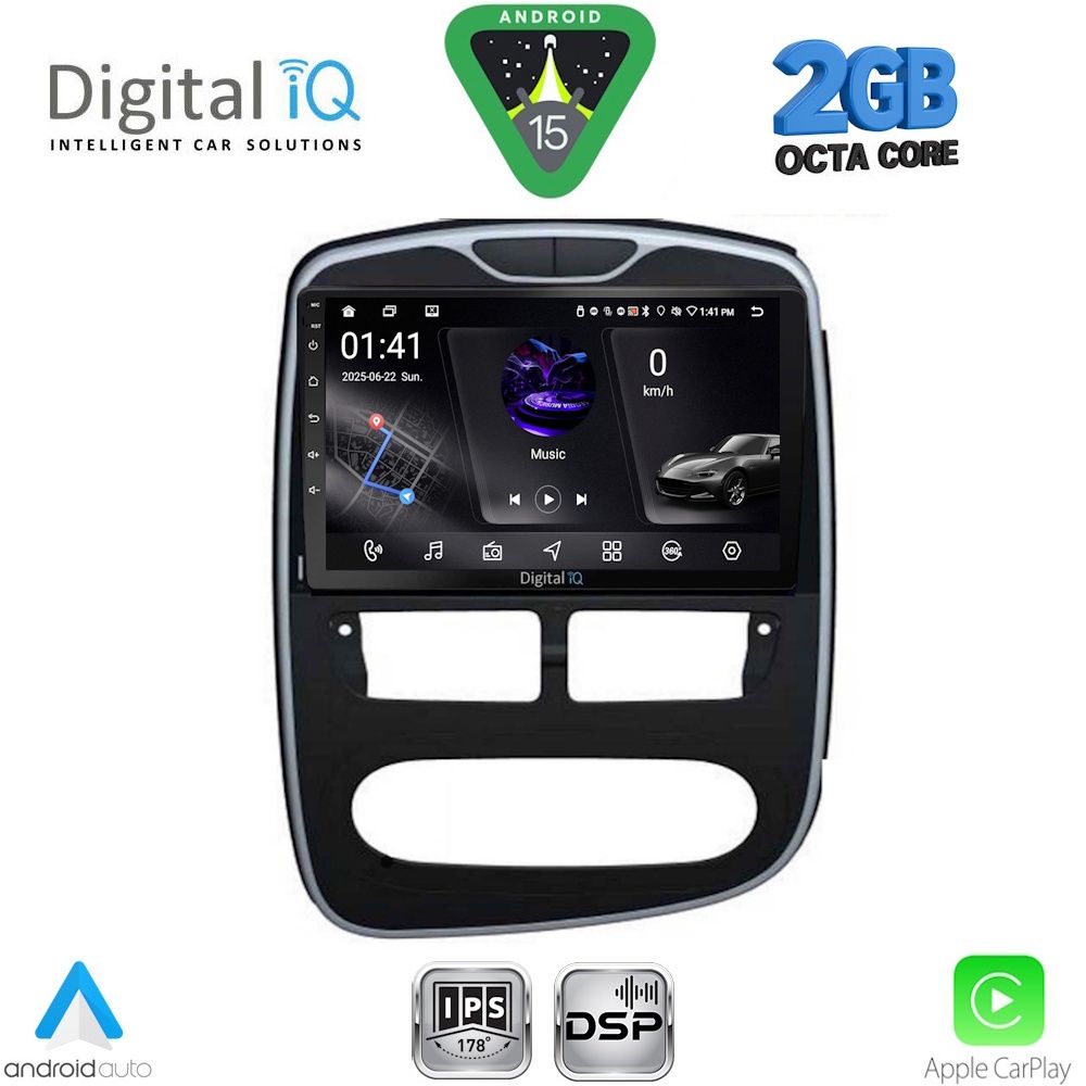 DIGITAL IQ RSF 4544_CPA (10inc) MULTIMEDIA TABLET for RENAULT CLIO mod. 2012-2015