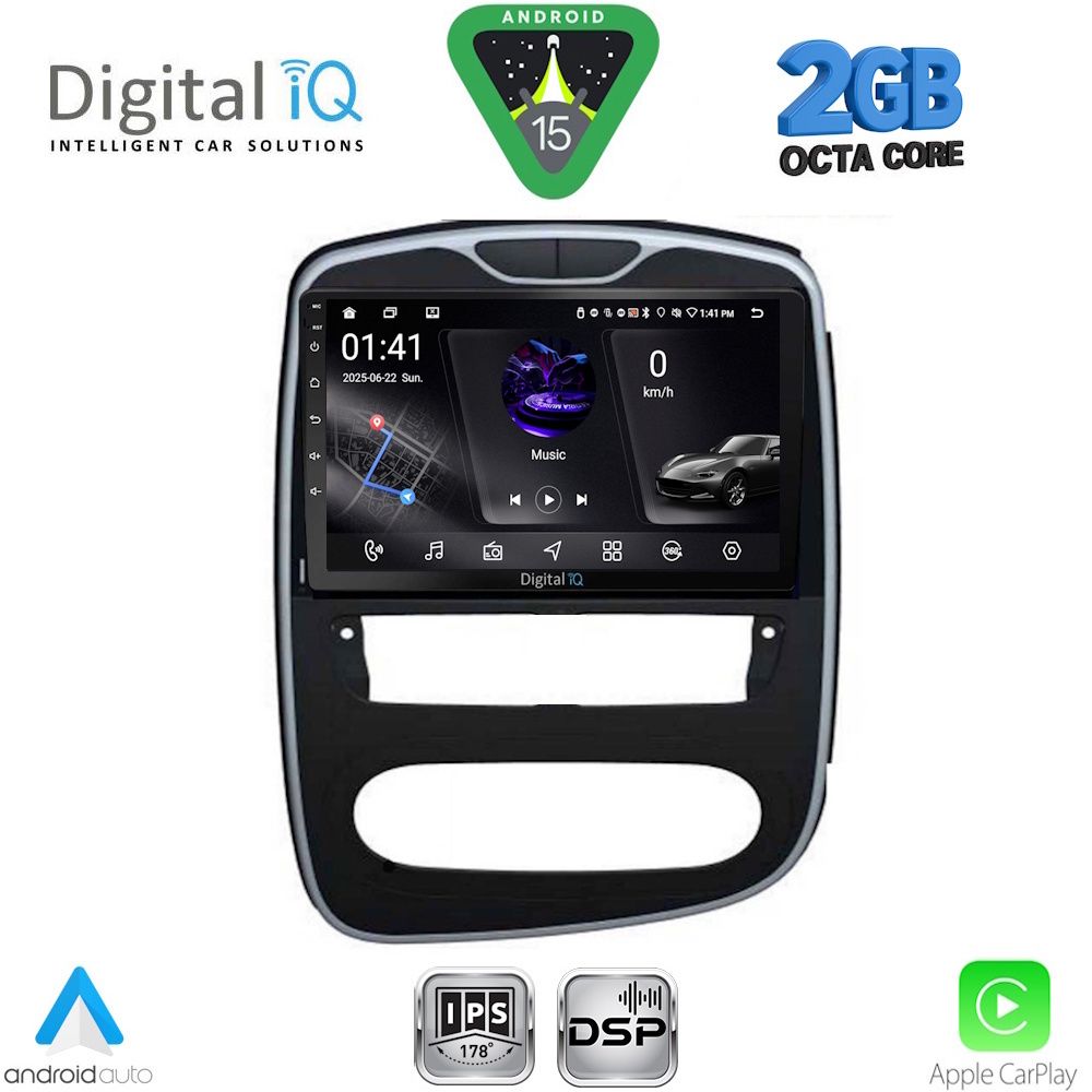 DIGITAL IQ RSF 4545_CPA (10inc) MULTIMEDIA TABLET for RENAULT CLIO mod. 2016-2019