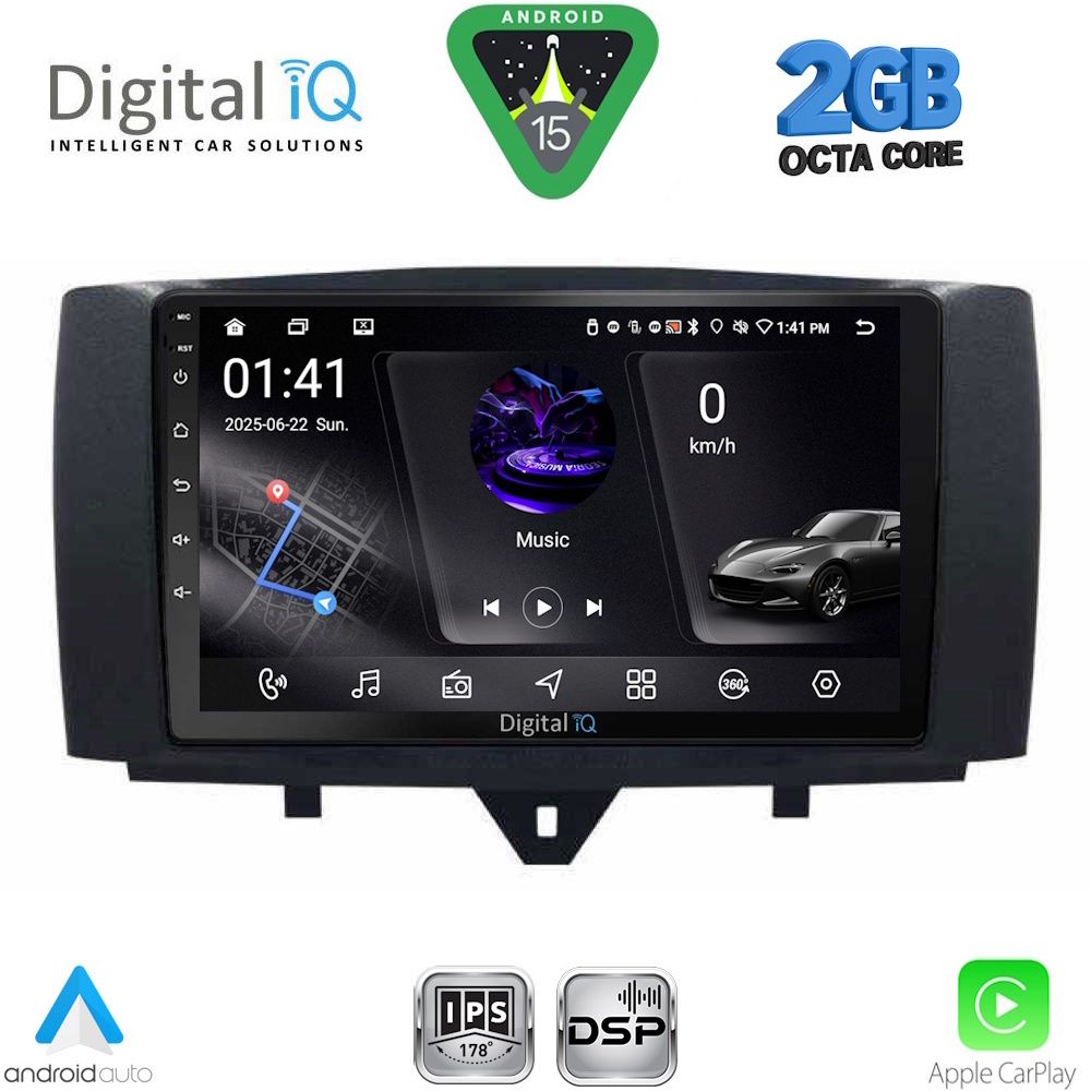 DIGITAL IQ RSF 4622_CPA (9inc) MULTIMEDIA TABLET for SMART (451) mod. 2010-2015
