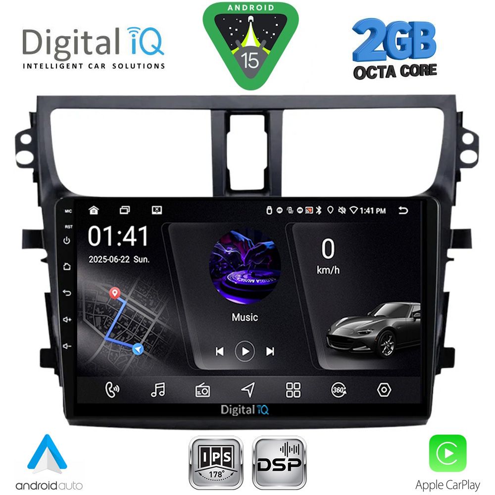 DIGITAL IQ RSF 4674_CPA (9inc) MULTIMEDIA TABLET for SUZUKI CELERIO mod. 2015-2021