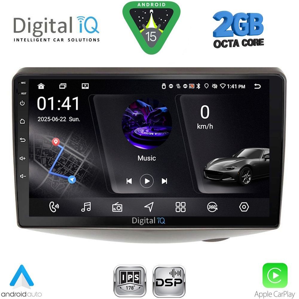 DIGITAL IQ RSF 4735_CPA (9inc) MULTIMEDIA TABLET for TOYOTA YARIS mod. 1999-2006