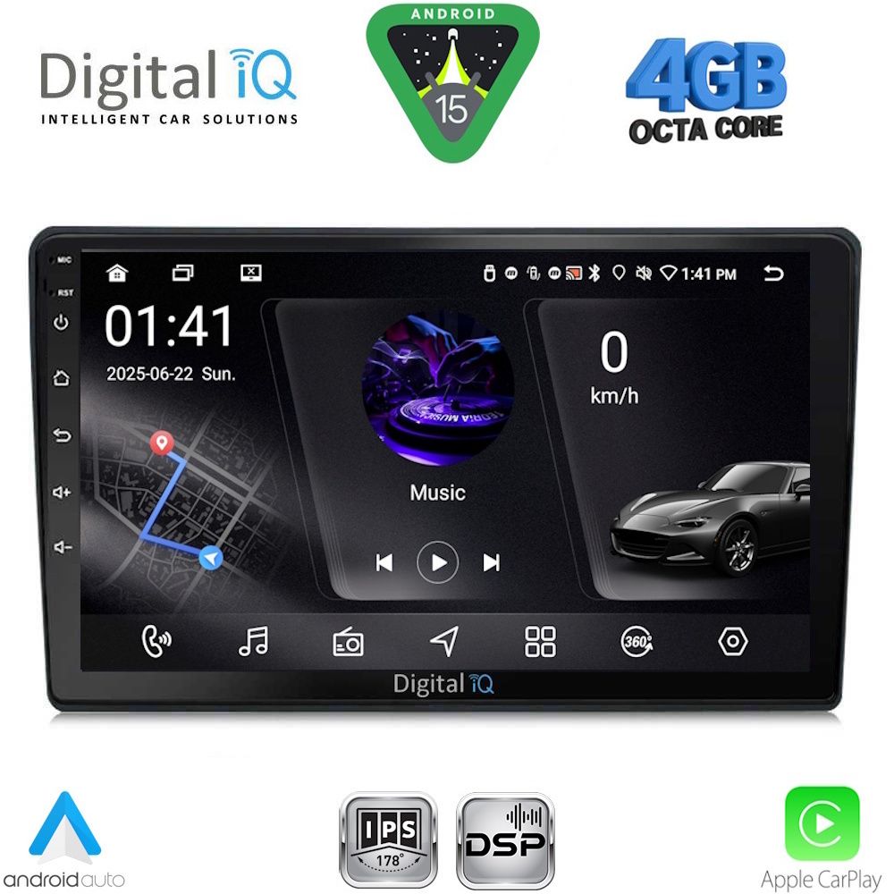 DIGITAL IQ RSG 6004_CPA (9inc) MULTIMEDIA TABLET for AUDI A4 mod. 2002-2008