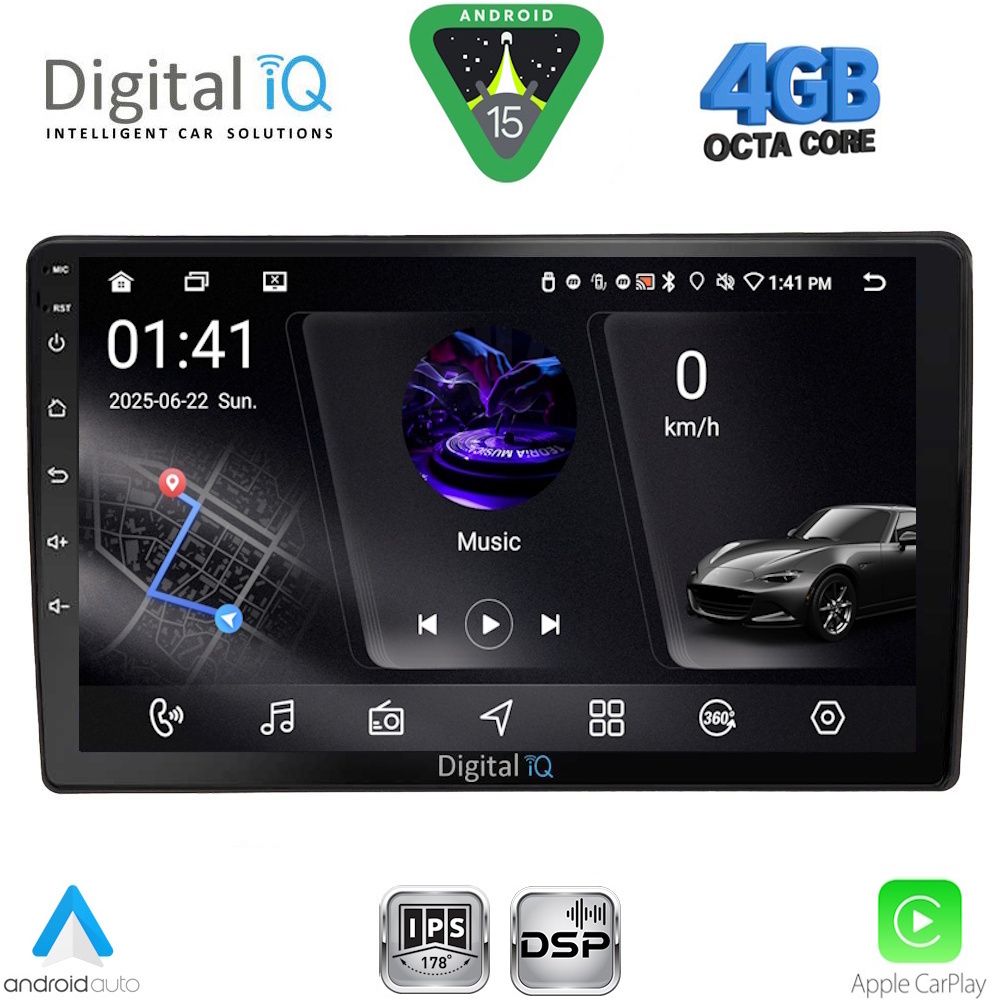 DIGITAL IQ RSG 6005_CPA (10inc) MULTIMEDIA TABLET for AUDI A4 mod. 2008-2015