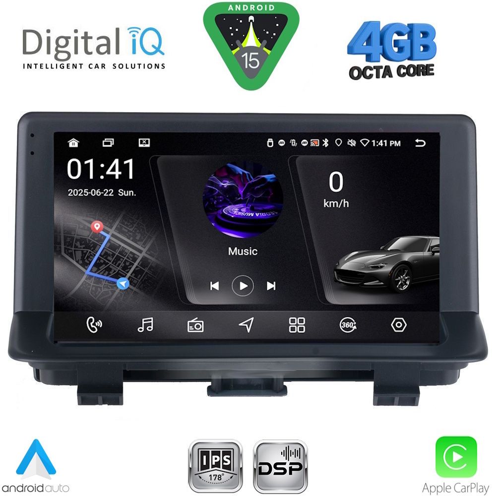 DIGITAL IQ RSG 6012_CPA (9inc) MULTIMEDIA TABLET for AUDI Q3 mod. 2012-2018 (High Version)