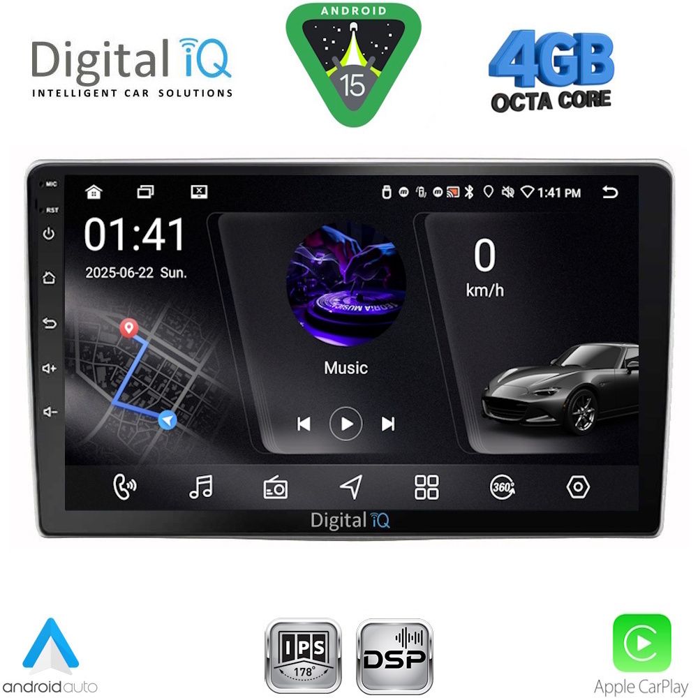 DIGITAL IQ RSG 6028_CPA (9inc) MULTIMEDIA TABLET for ALFA ROMEO MITO mod. 2008-2018